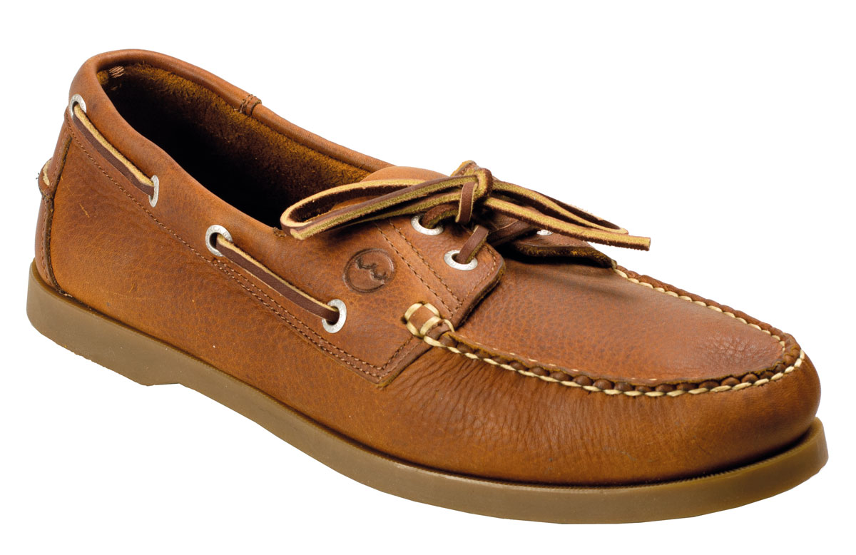 KETCH Mens Havana Brown Sailing Shoe