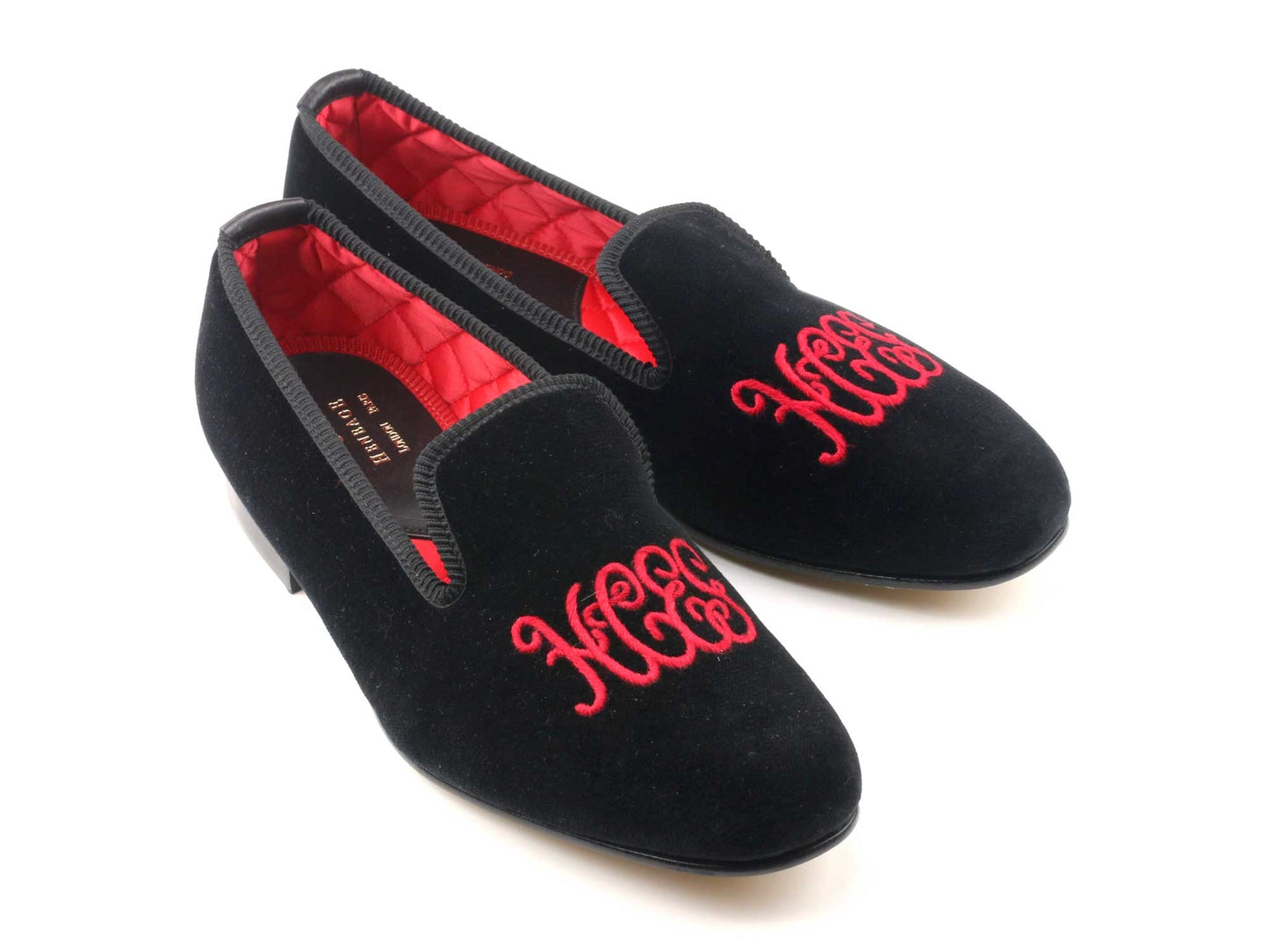 Mens Muirfield Golf Club Black Velvet Slipper - UK 9