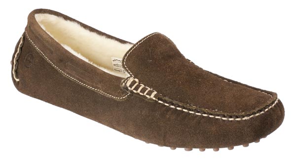 Mohawk Mens Brown Suede Driving Shoe