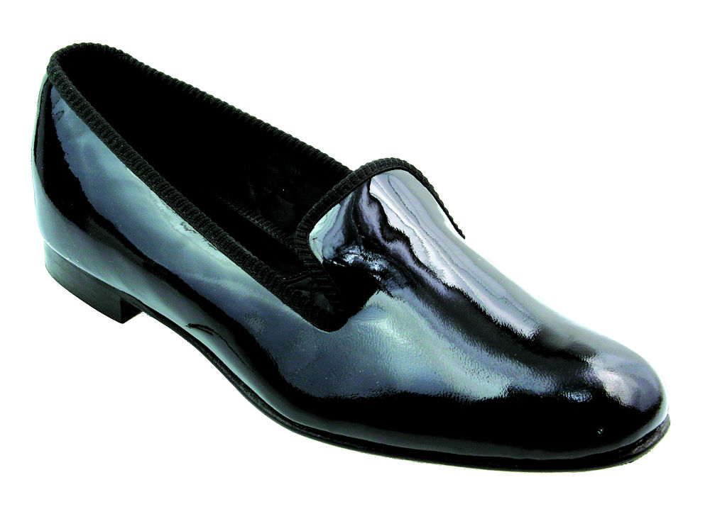 Black Patent Albert Slipper