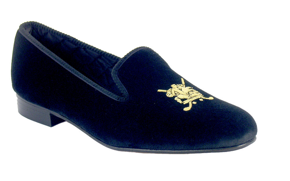 Club and Society Velvet Slippers V
