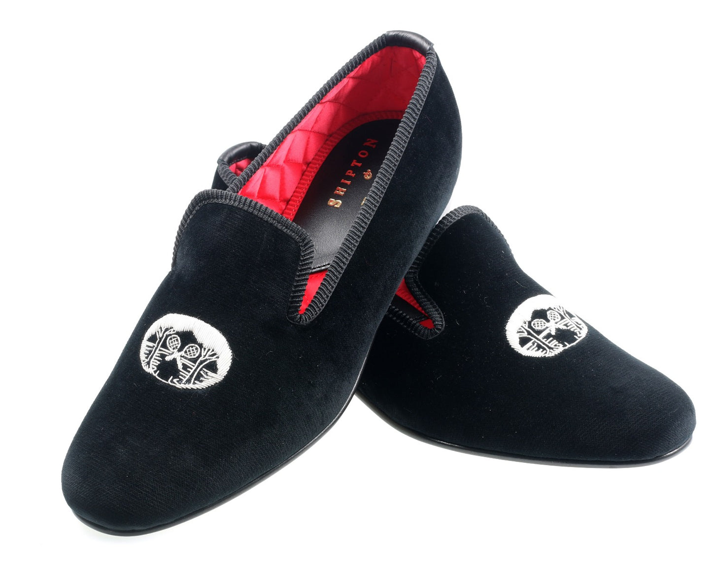 New Haven Lawn Club Velvet Slippers