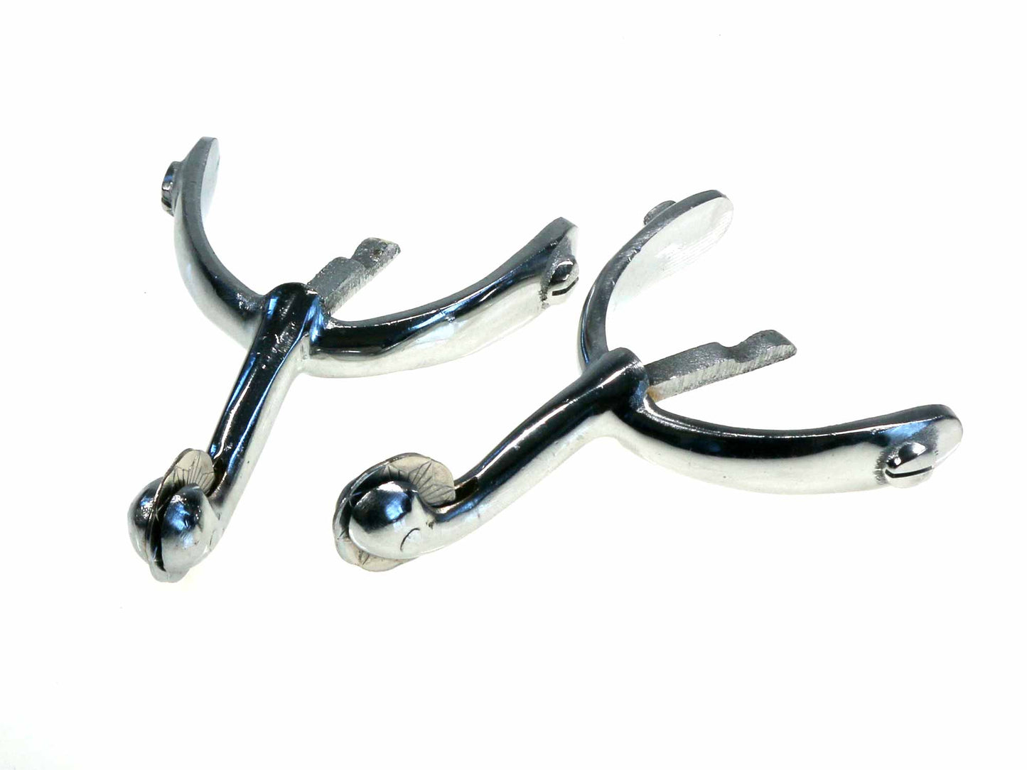 Swan Neck Spurs for Mess Wellington (nickel)