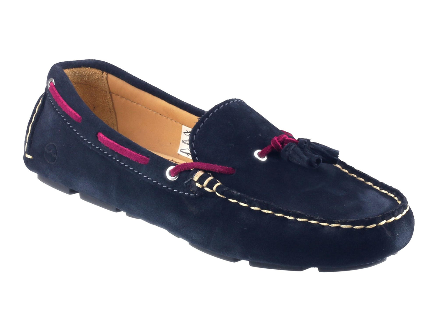 Sicily Ladies Navy Driving Loafers