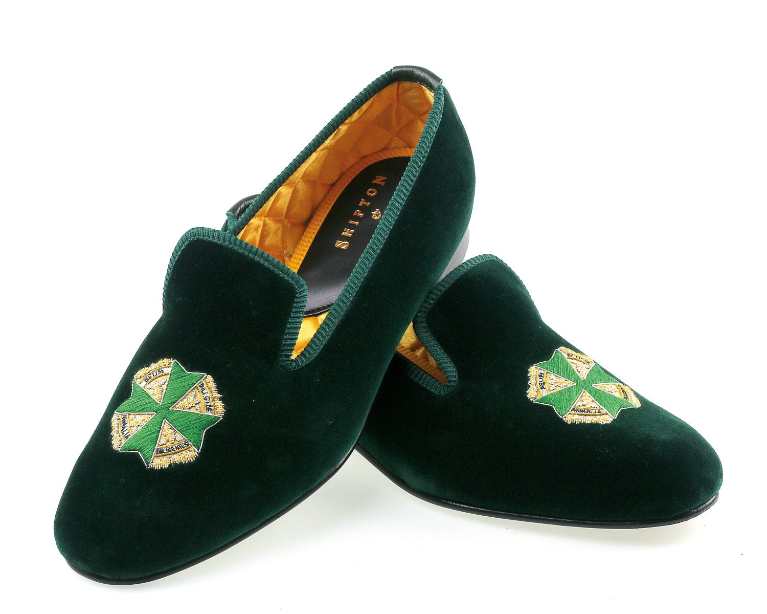 Order of Saint Hubertus Velvet Slippers
