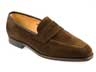 Somerset Mens Chocolate Brown Suede Loafer