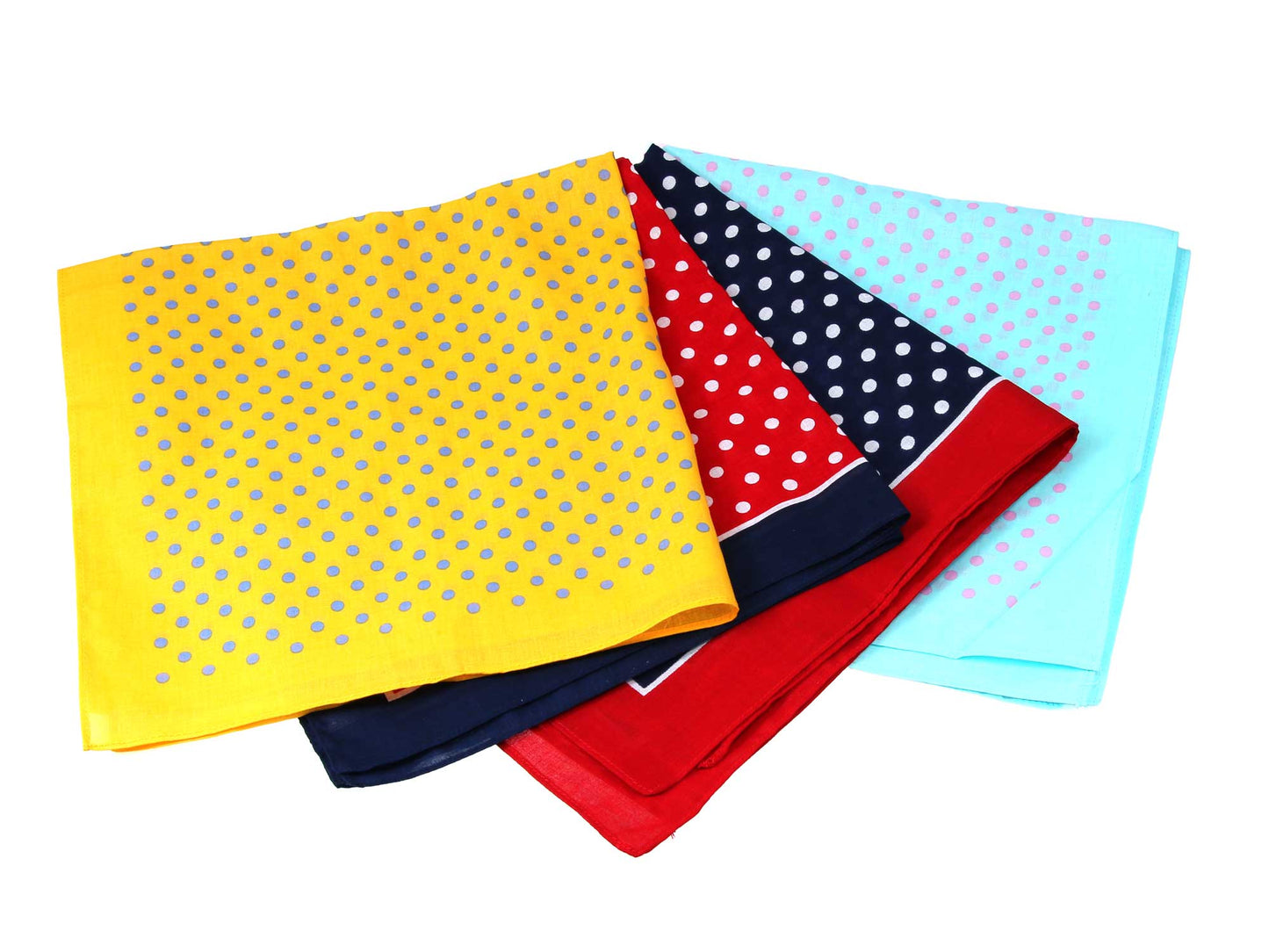 Polka Dot Giant Cotton Hankies