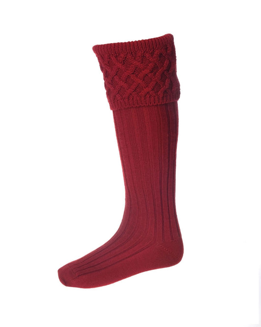 Rannoch - Brick Red Shooting Socks