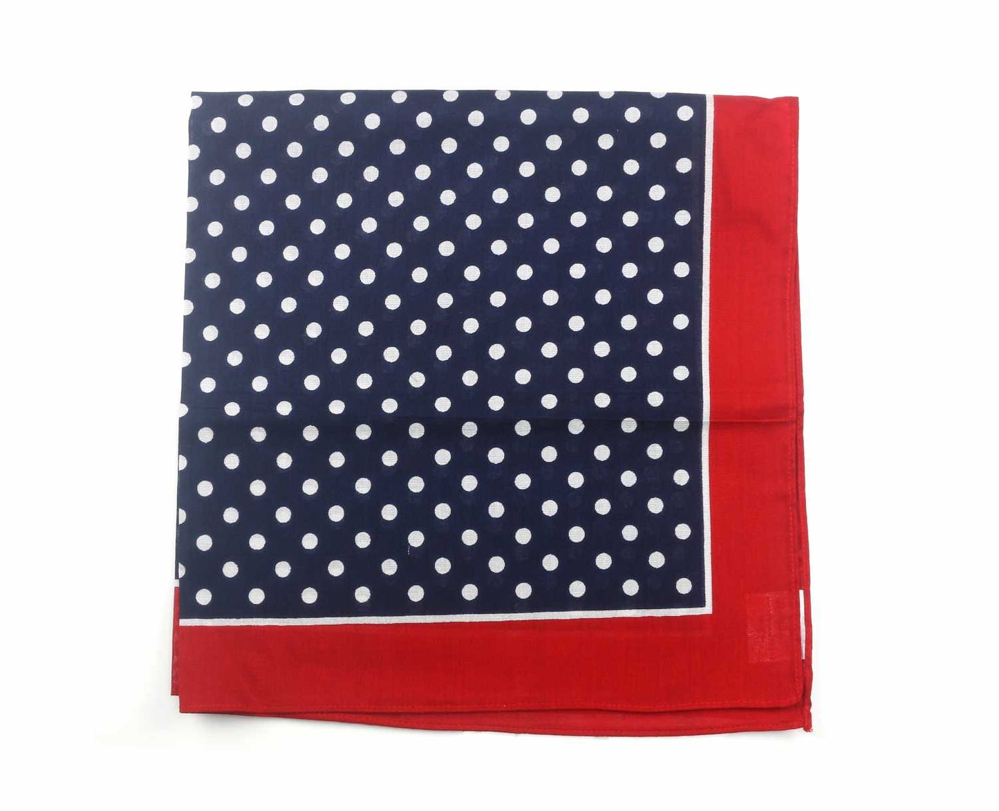 Blue Polka Dot Giant Cotton Hankies