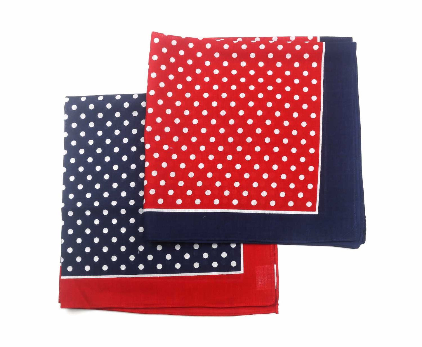 Polka Dot Giant Cotton Hankies - 3 for £12 offer