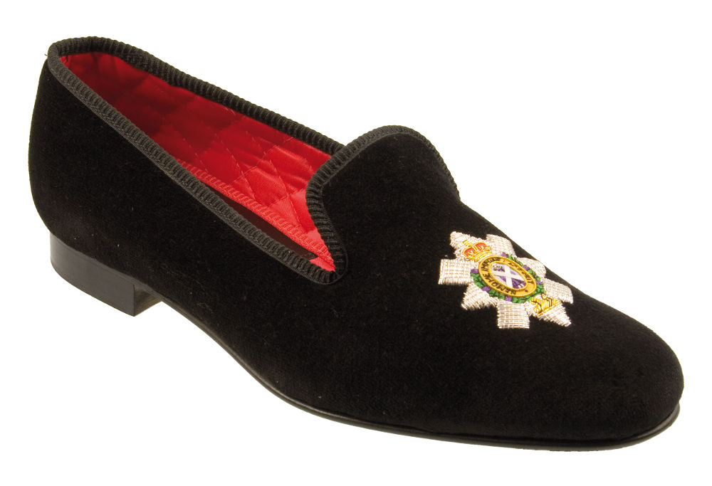 Regimental Velvet Slippers V