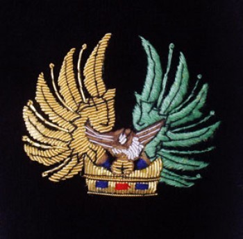 Family Crest Velvet Cushion Close I