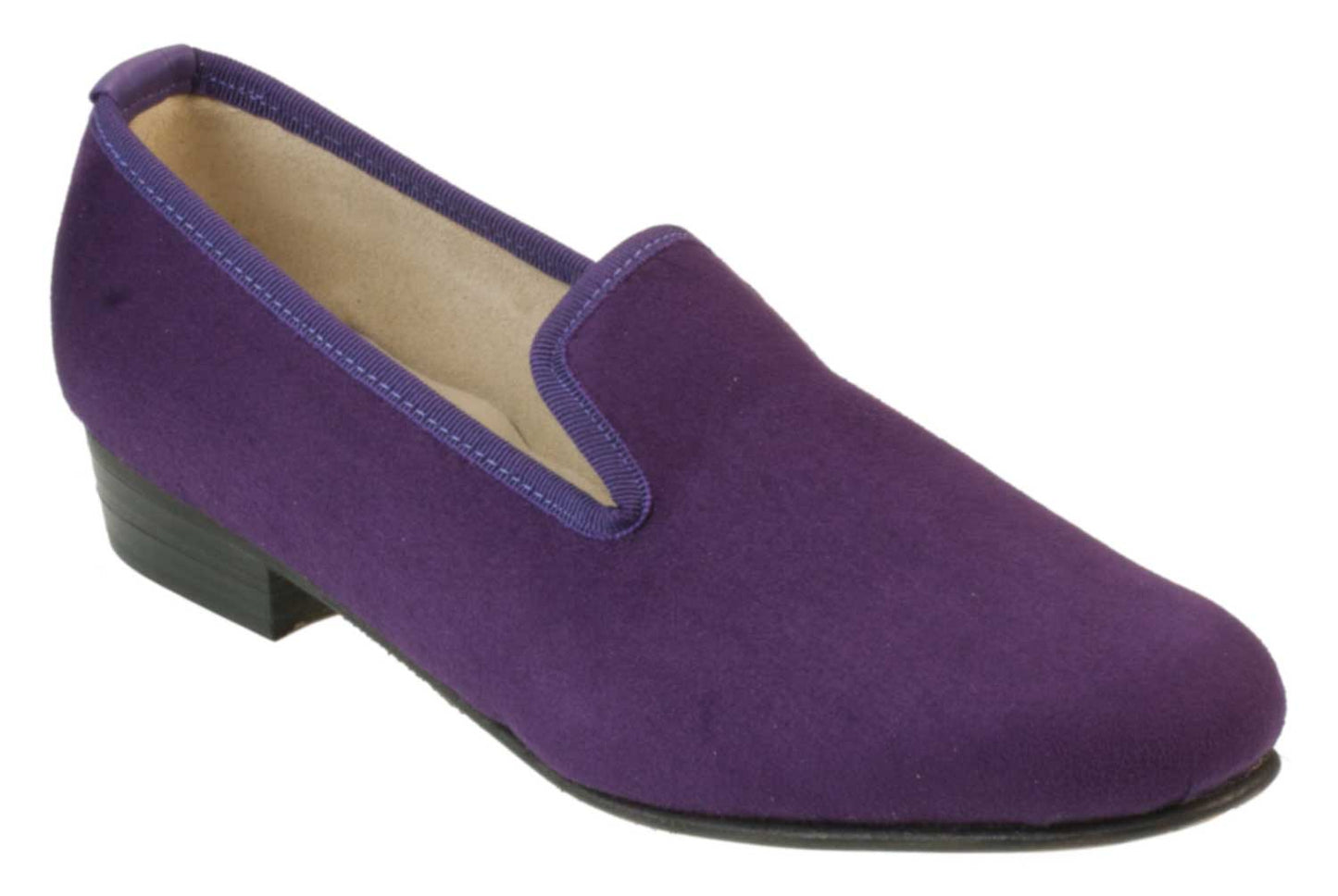 Ladies Cobalt Faux Suede Slipper - UK 5