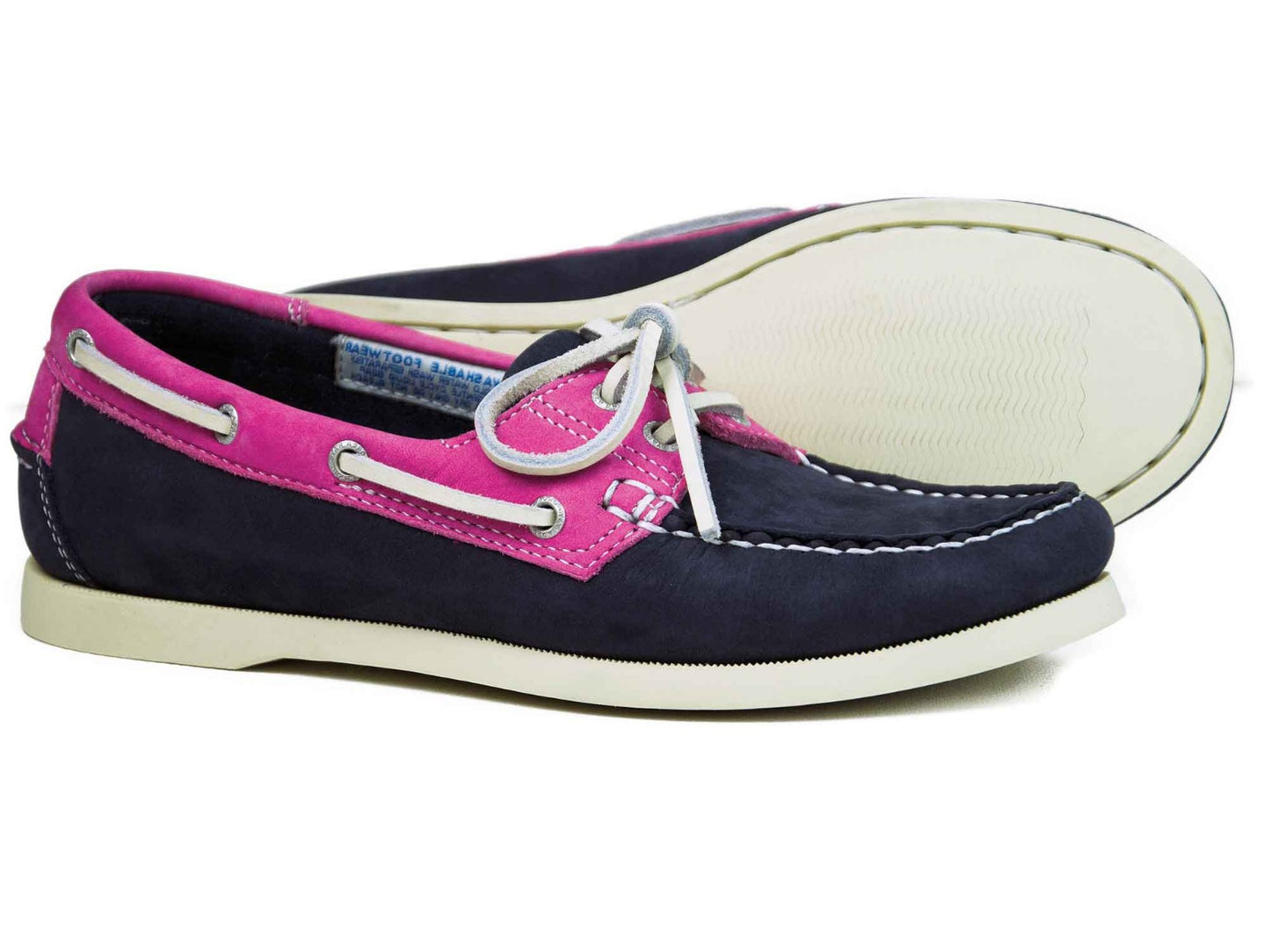 Sandusky Ladies Indigo Magenta Deck Shoe