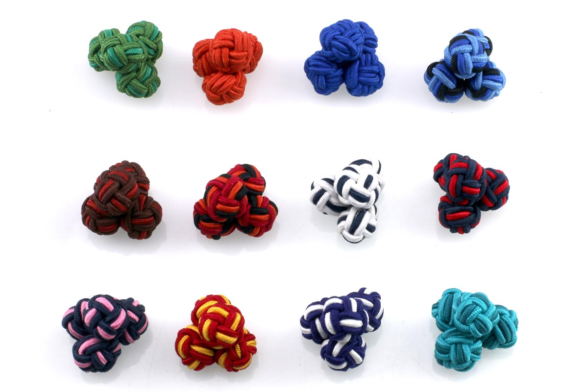 Silk Knot Cufflinks Group