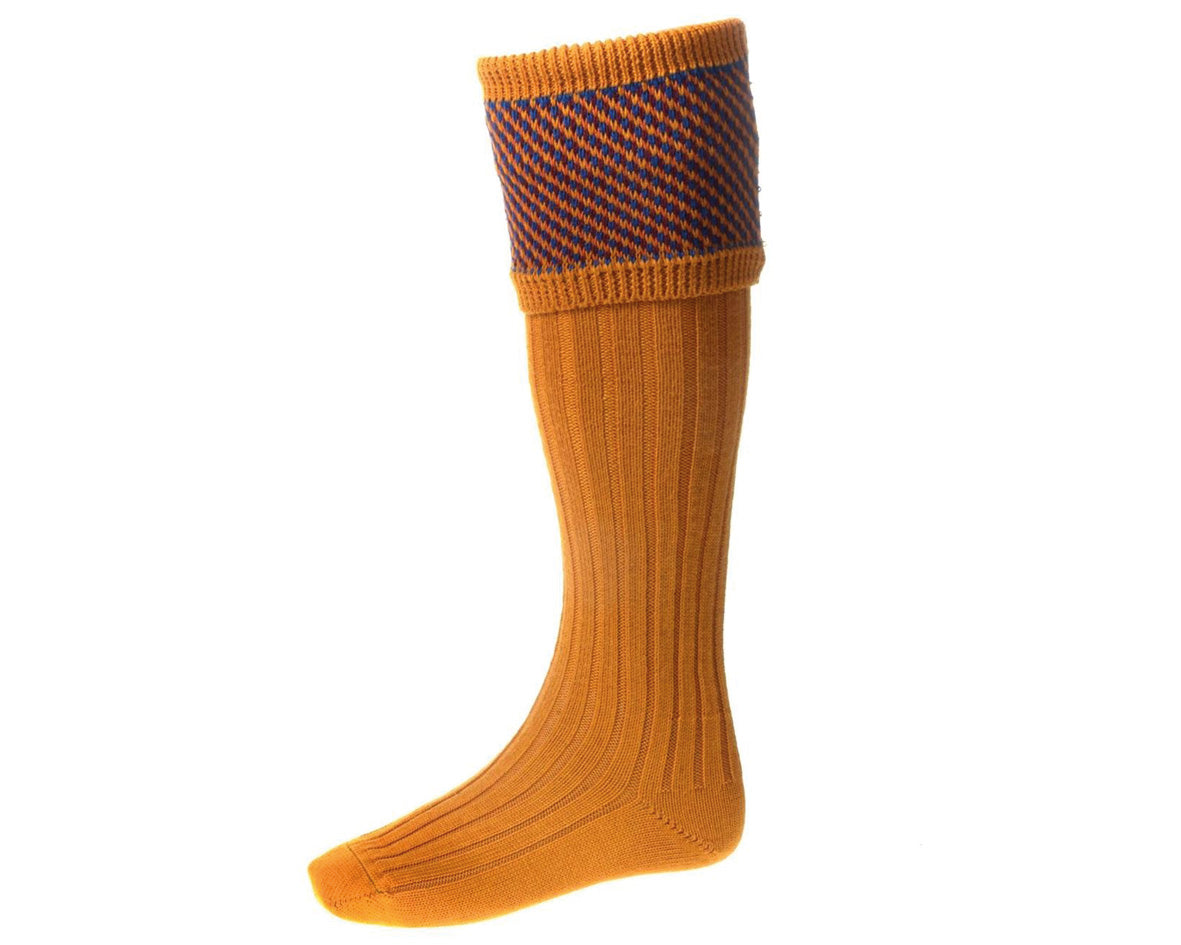Tayside - Ochre Yellow Shooting Socks