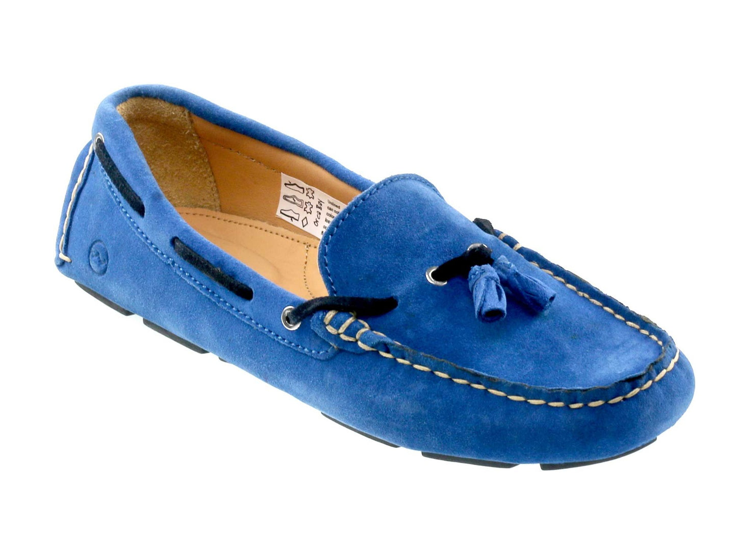 Sicily Ladies Royal Blue Driving Loafers