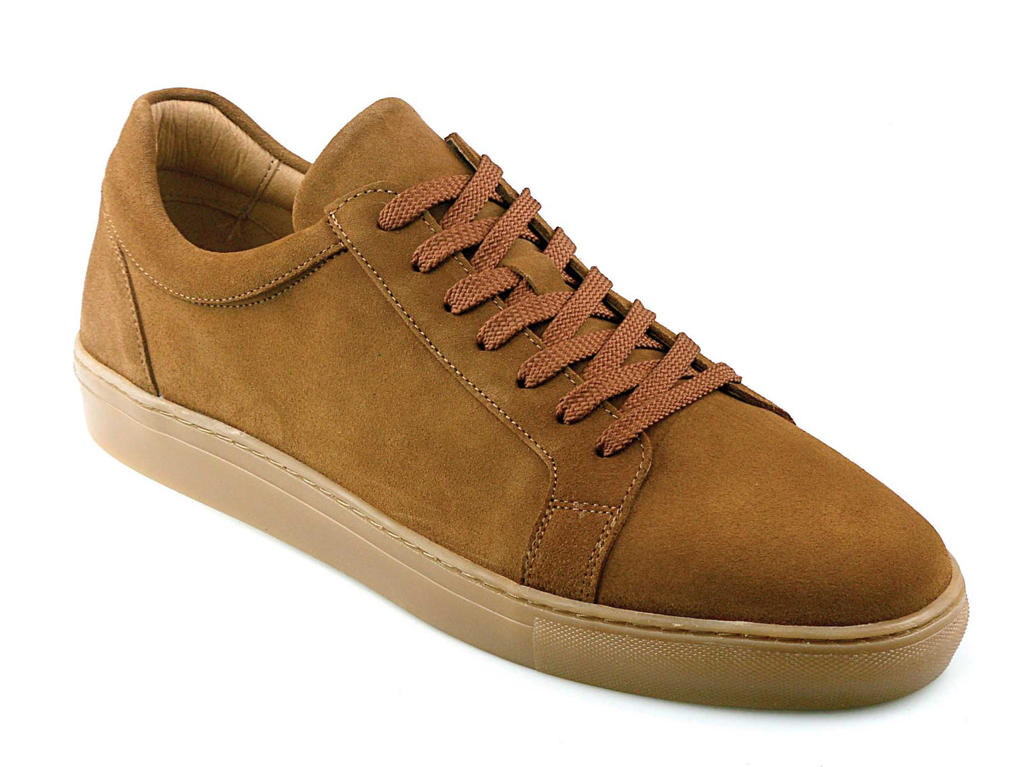 Mens Autumn Brown Suede Sneaker