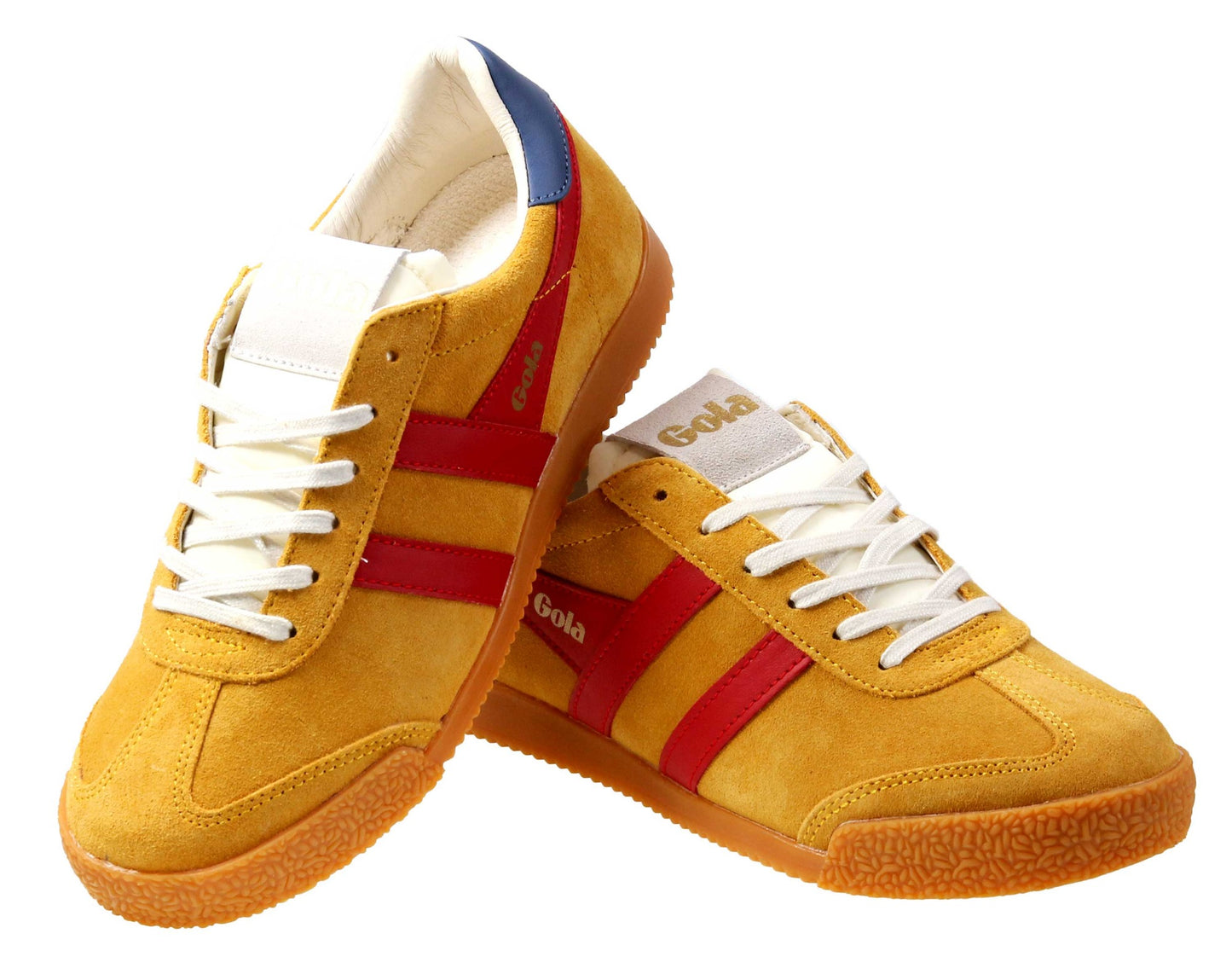 Elan Ladies Sun Deep Red Suede Classic Trainers