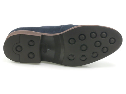TAY - Mens Blue Suede Summer Derby Rubber Sole
