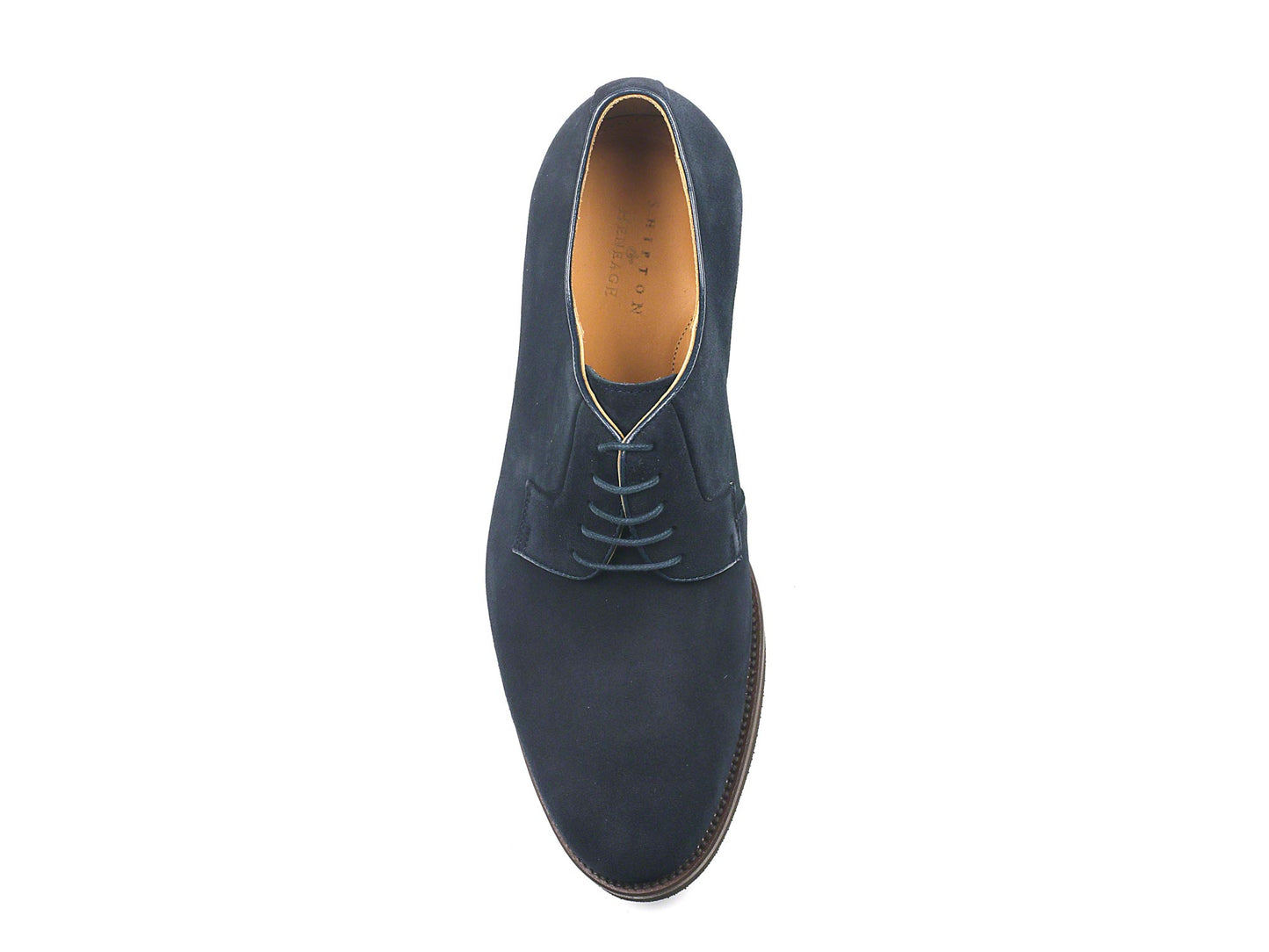 TAY - Mens Blue Suede Summer Derby Top