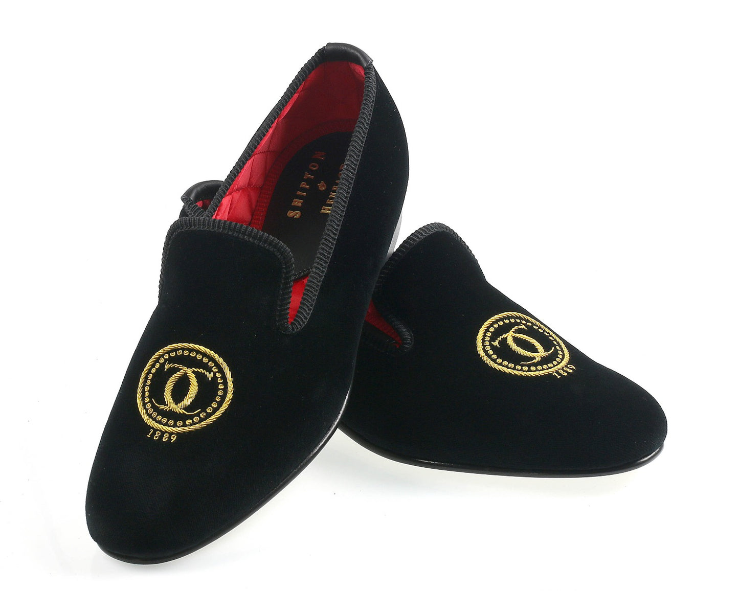 The Country Club Cleveland Velvet Slippers