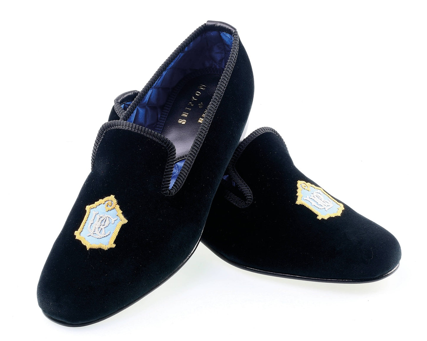 Union Boat Club Boston Velvet Slippers
