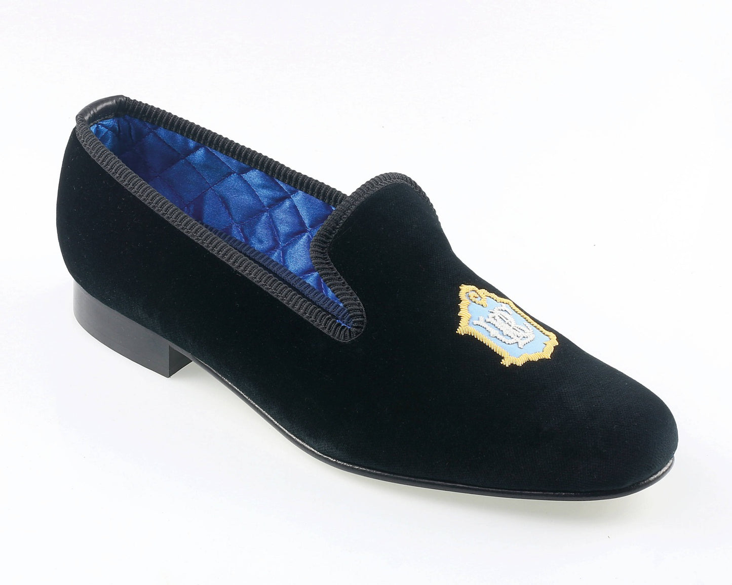 Union Boat Club Boston Velvet Slippers