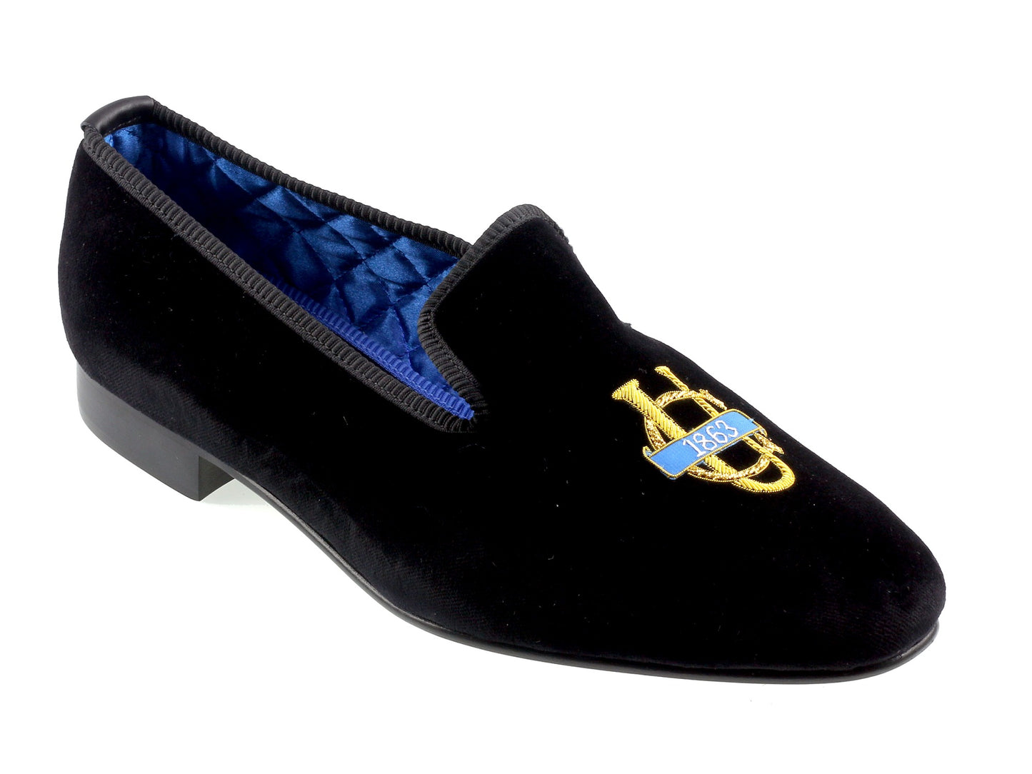 Union Club of Boston Velvet Slippers