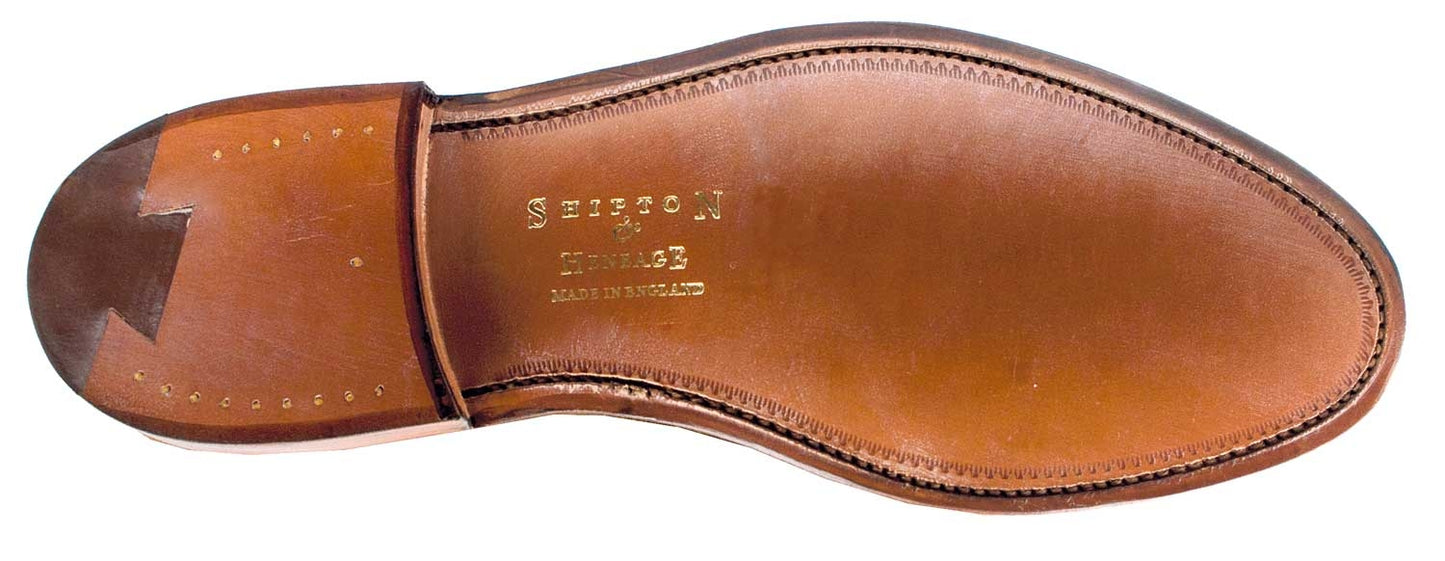 WILTON Brown Burnished Calf Loafer Sole