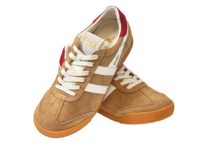 Caramel and White Ladies Gola Trainers