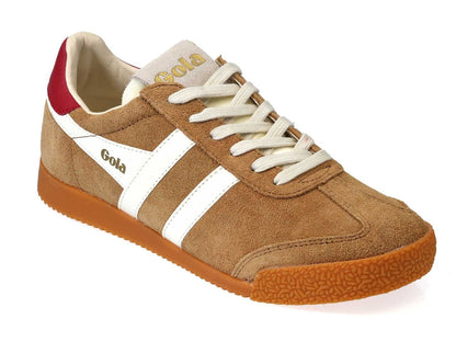 Caramel and White Ladies Gola Trainers
