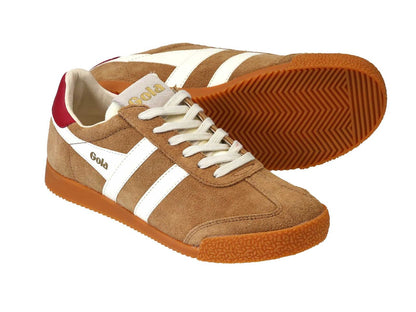 Caramel and White Ladies Gola Trainers