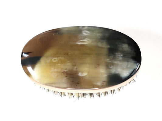 Engravable Real Horn Hair Brush-HB253