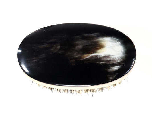 Engravable Real Horn Hair Brush-HB260