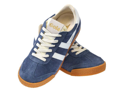 Midnight Blue and White Ladies Gola Trainer