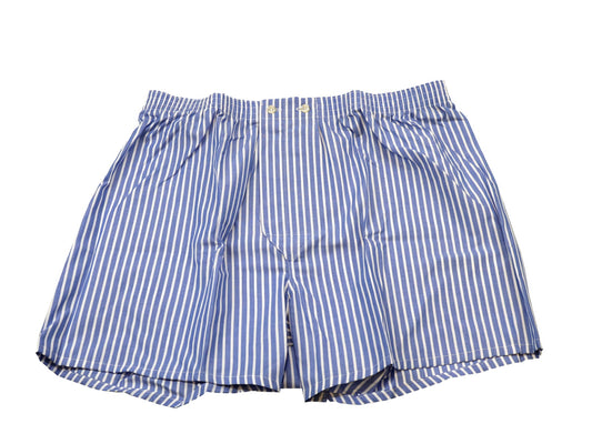 Mens Blue White Stripe Boxer Shorts
