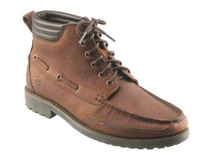 Dartmouth - Mens Havana Brown Leather Boot Sole