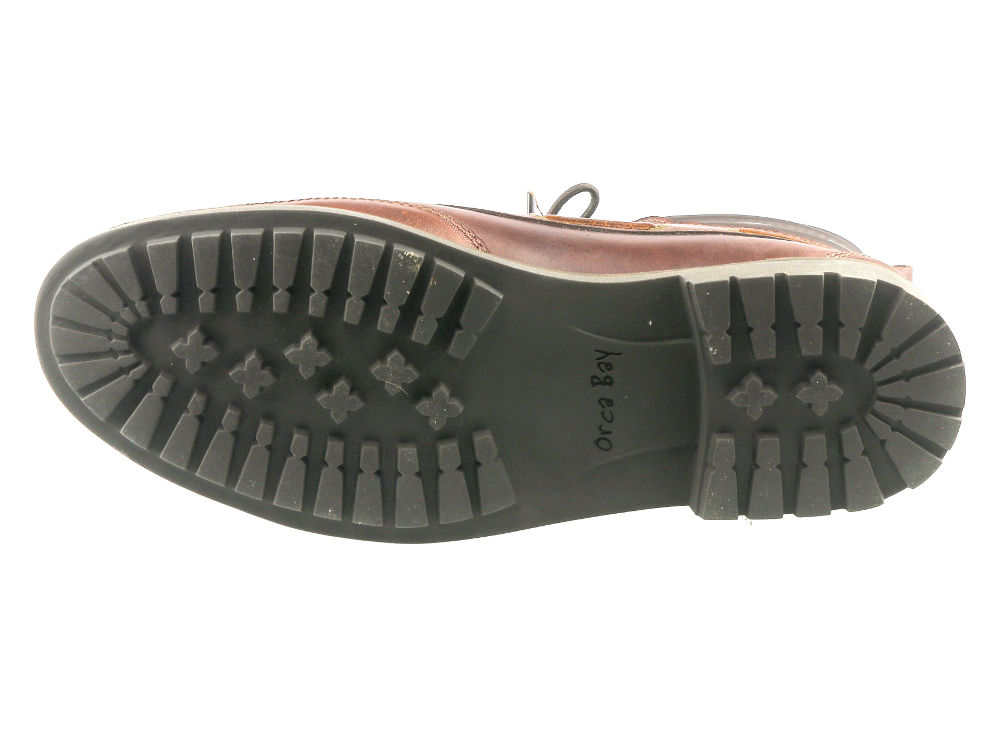 Dartmouth - Mens Havana Brown Leather Boot Sole