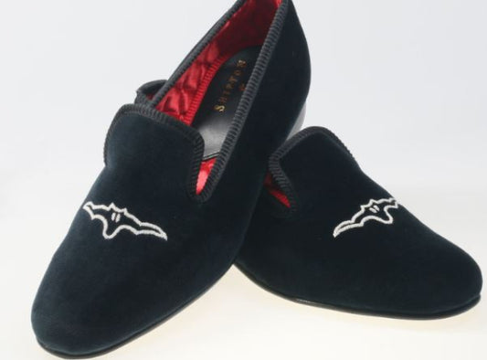 Dracula Club Velvet Slippers