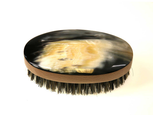 Engravable Real Horn Hair Brush-HB239