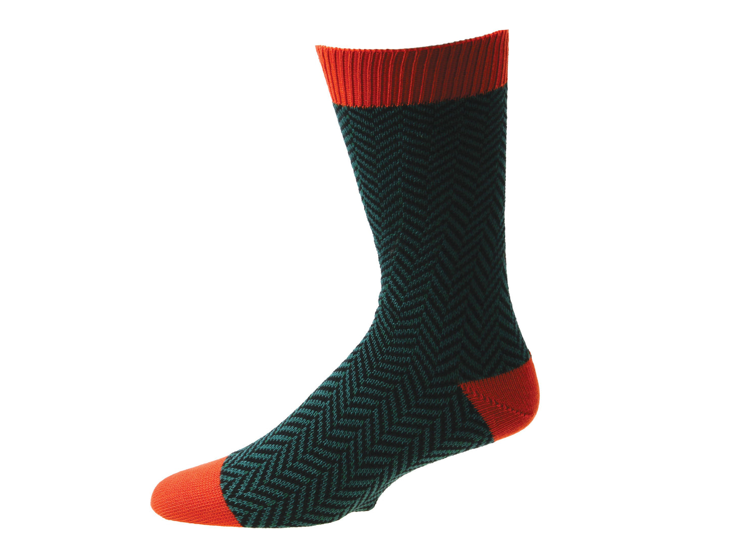 herring bone green
