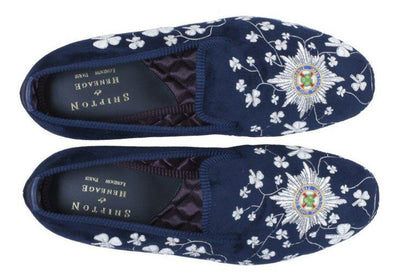 Irish Guards Regimental Velvet Slippers Top