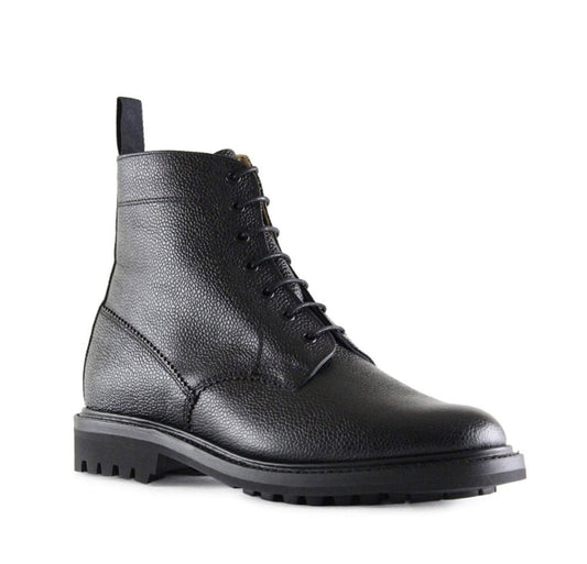 Kelso Black Boot Commando Sole