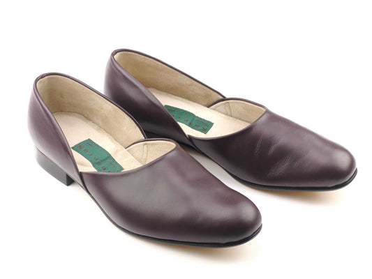 Mens Wine Leather Grecian - UK 10.5