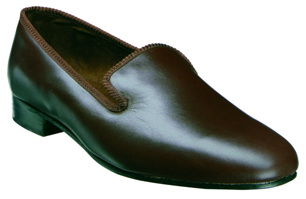 Brown Leather Albert Slipper