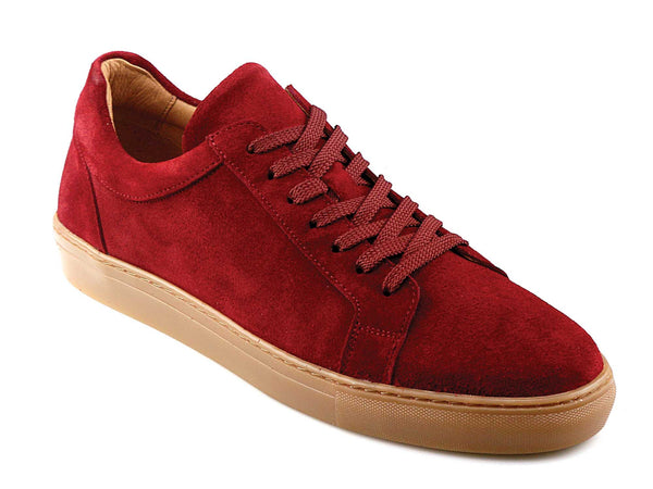 Mens Wine Suede Sneaker – Shipton Heneage