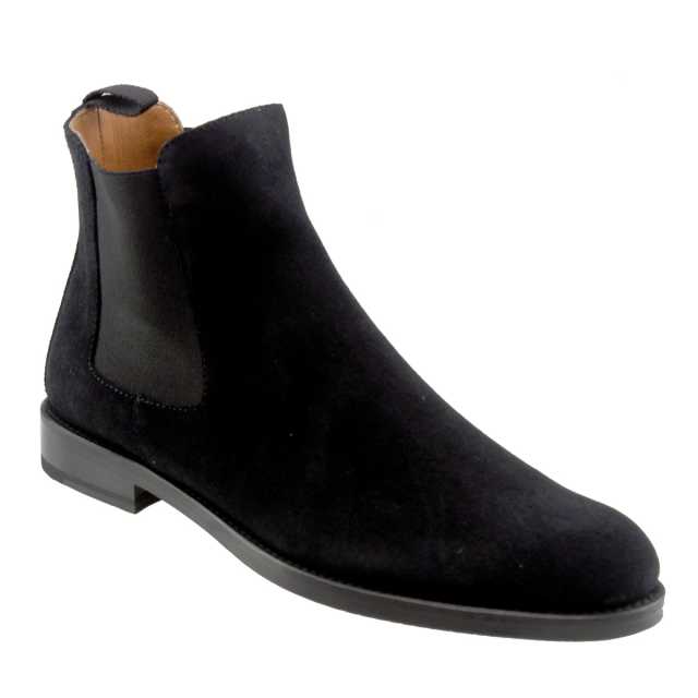 Ladies Black Leather Chelsea Boot