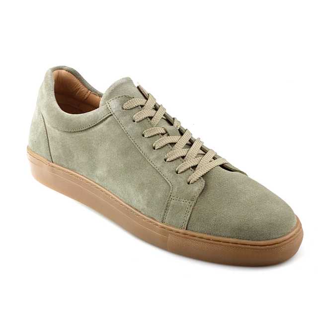 Hurricane Mens Tobacco Navy Suede Classic Trainers