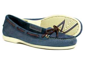 BAY - Ladies Denim Sailing Shoe with Rubber Sole